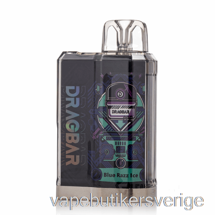 Vape Sverige Dragbar B3500 Engångsblå Razz Ice